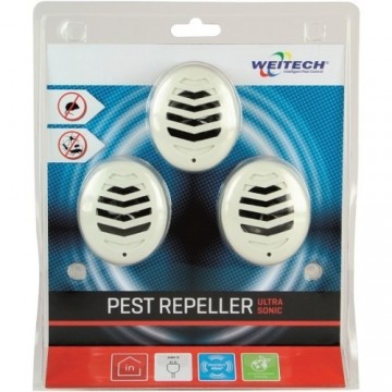 Muizen- en Ongedierte Verjager Weitech 45m2 Set van 3 WK3523