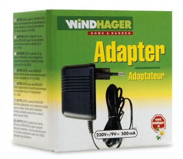 Adapter 220/9V voor  Windhager apparaten