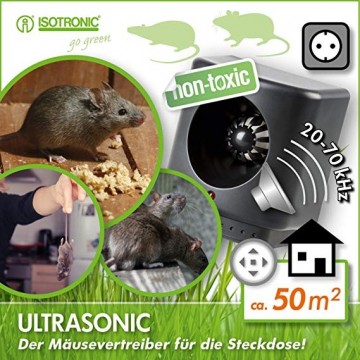 Ratten- en muizenverjager Ultrasonic XL200 Isotronic