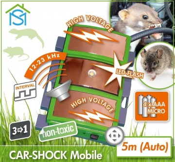 Marter- en muizenverjager Shock op batterijen Isotronic