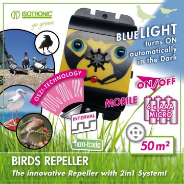 Duiven- en vogel verjager 50 m² Isotronic