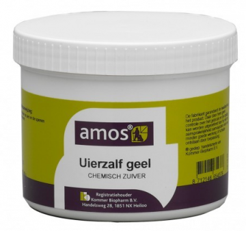 Uierzalf geel Amos pot 400 gram