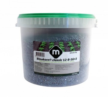 Blaukorn classic 12-8-16+3 Meststof Mertens 5 kg