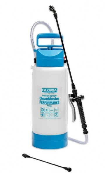 Drukspuit Gloria CleanMaster PERFORMANCE PF 50 - 5 liter Viton®