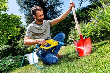 MultiJet Hogedrukreiniger Gloria Set incl. 2.5 Ah batterij met BOSCH Power