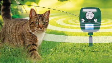 Dierenverjager Solar Pro 150 m² met flitslicht Swissinno