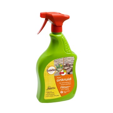 Solabiol Natria Flitser 3 in 1 spray (1 Liter) tegen onkruid, groene aanslag en mos (gebruiksklaar)
