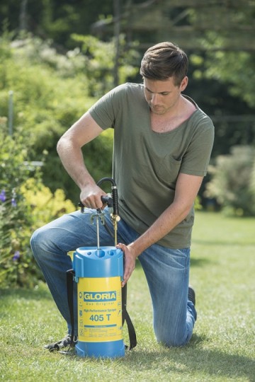 Hogedrukspuit Staal 6 bar Gloria 405T - 5 liter