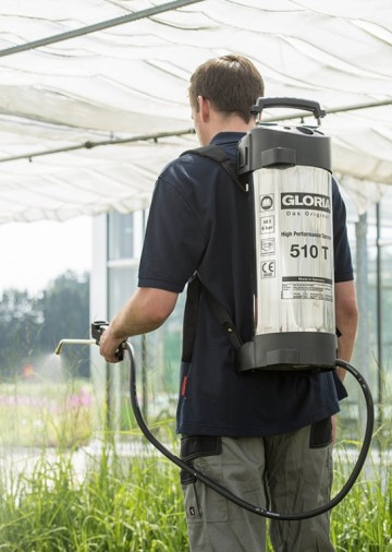 Hogedrukspuit RVS 6 bar Gloria 510T - 10 liter