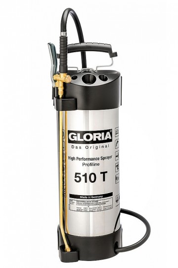 Hogedrukspuit RVS 6 bar Gloria 510T - 10 liter