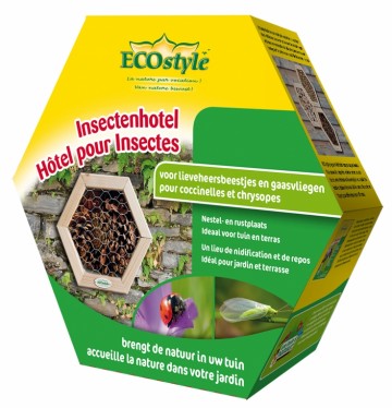 Insectenhotel Ecostyle voor lieveheersbeestjes