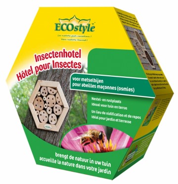 Insectenhotel Ecostyle voor metselbijen