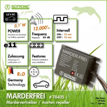 Marterverjager Isotronic voor (vracht)auto / caravan