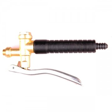 Messing knijpkraan groot compleet