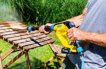 MultiJet Hogedrukreiniger Gloria Set incl. 2.5 Ah batterij met BOSCH Power