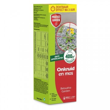 Belouhka Garden 900 ml tegen onkruid en mos Protect Garden (concentraat)