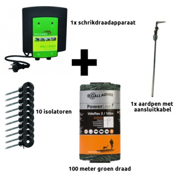 Schutting en volière Startkit compleet