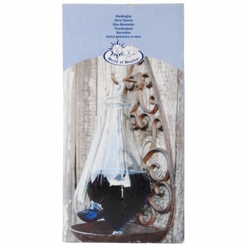 Barometer Donderglas met gietijzer houder Esschert
