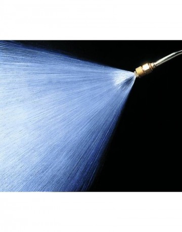 Met messing vlakstraalsproeier 80°